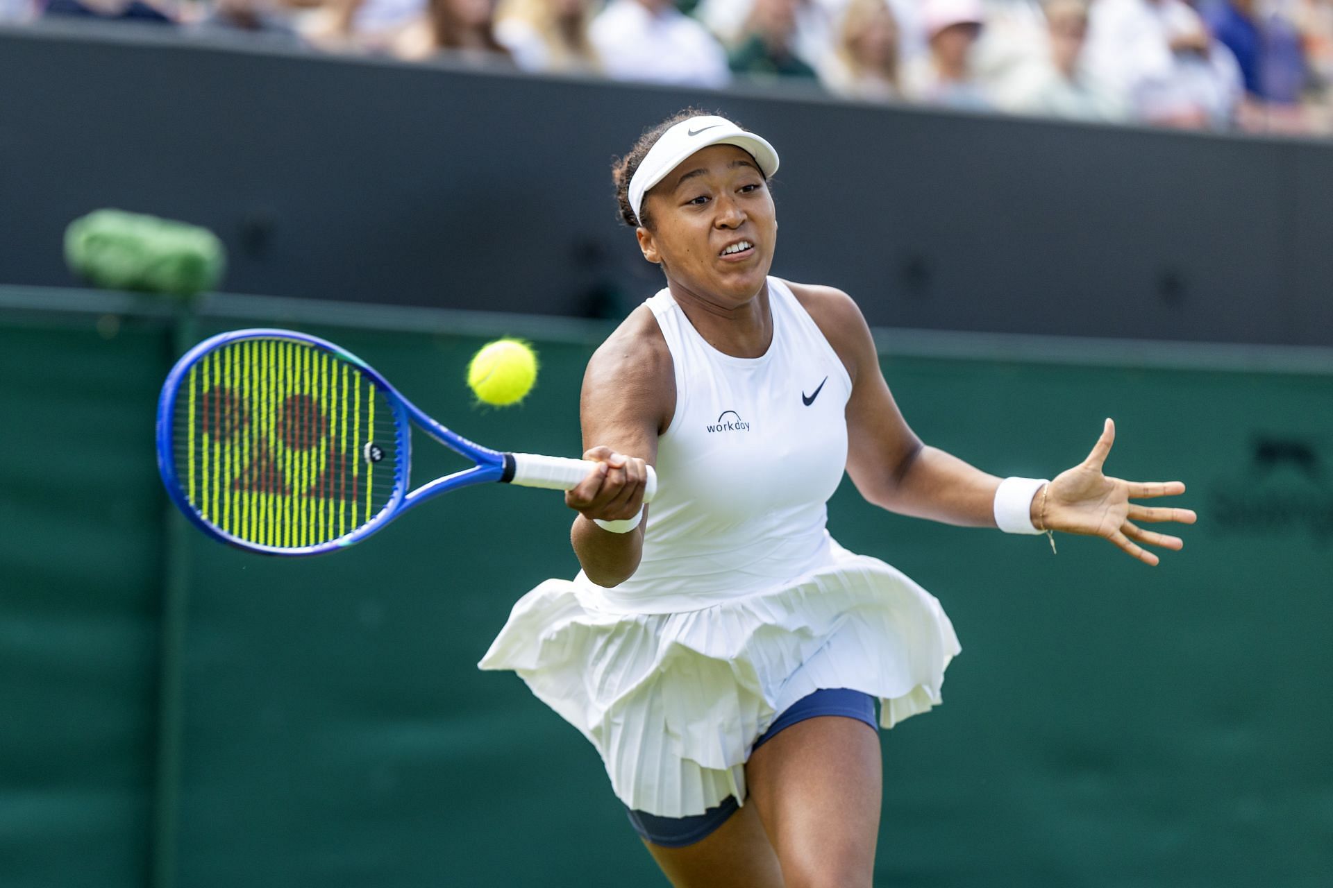 Osaka in action at Wimbledon 2025 (Image Source: Getty)